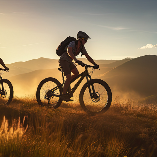 E-bikes: elektrisch plezier op twee wielen Riding e-bikes on mountains